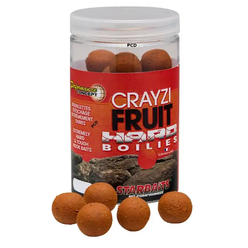 HookBaits Starbaits Crayzi Fruit Hard Baits 200g Réduction