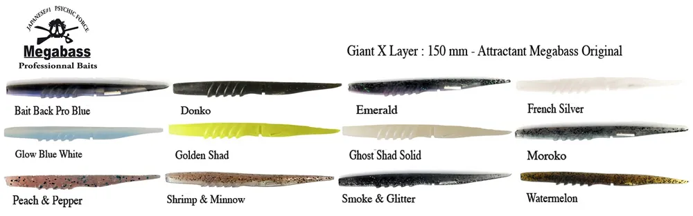 Leurre Souple Megabass Giant X Layer Bon Plan