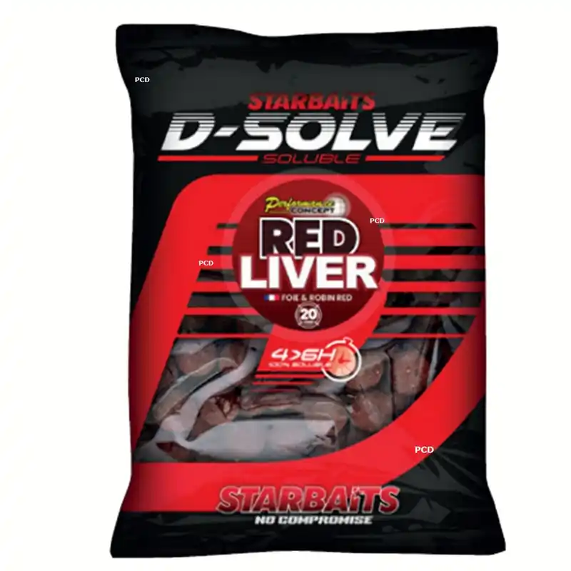 Bouillettes Solubles Starbaits Performance Concept Red Liver D-Solve 2Kg500 Prix Bas