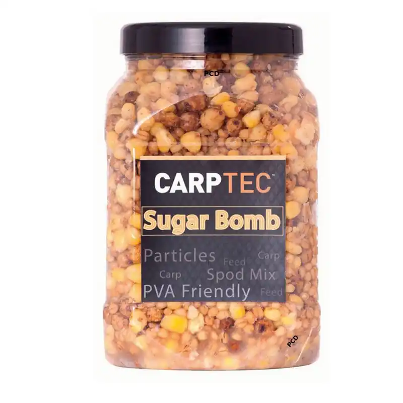 Prix Réduit Jarre Graines Préparées Dynamite Baits Carptec Sugar Bomb 1L