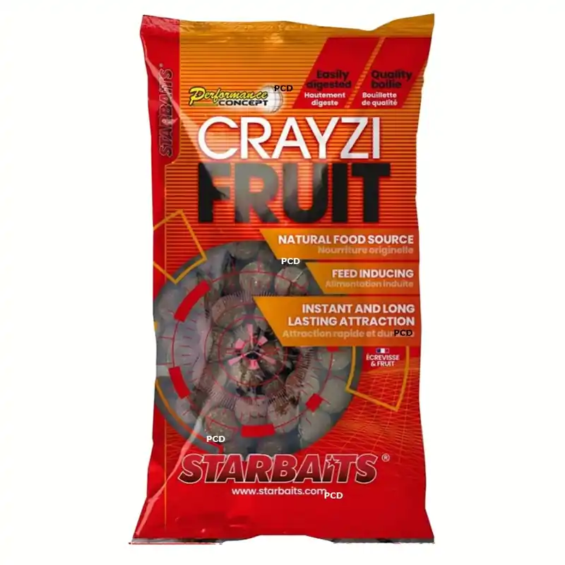 Bouillettes Starbaits Crayzi Fruit 2kg Vente Flash