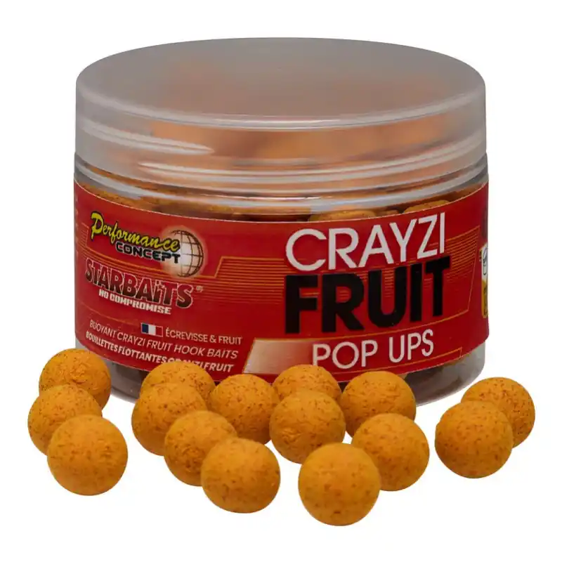 Bouillettes Flottantes Starbaits Crayzi Fruit Pop Up 50G Réduction