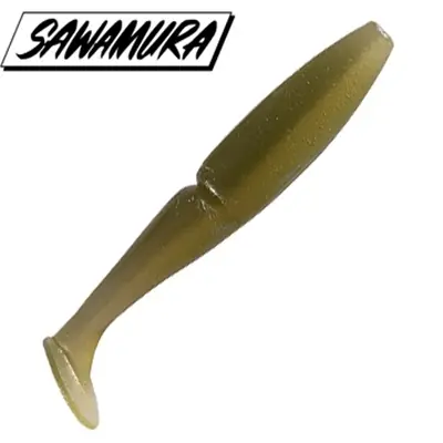 Marque Leurre Souple Sawamura One Up Shad 2 067 Ochi Ayu