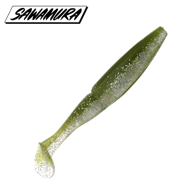 Meilleur Prix Leurre Souple Sawamura One Up Shad 5 062 Waka Ayu