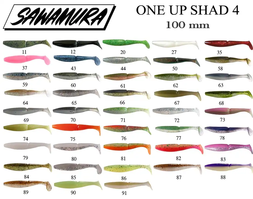 Leurre Souple Sawamura One Up Shad 4 Acheter Direct