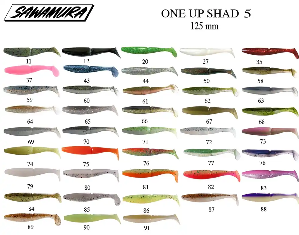 Leurre Souple Sawamura One Up Shad 5 Certifié