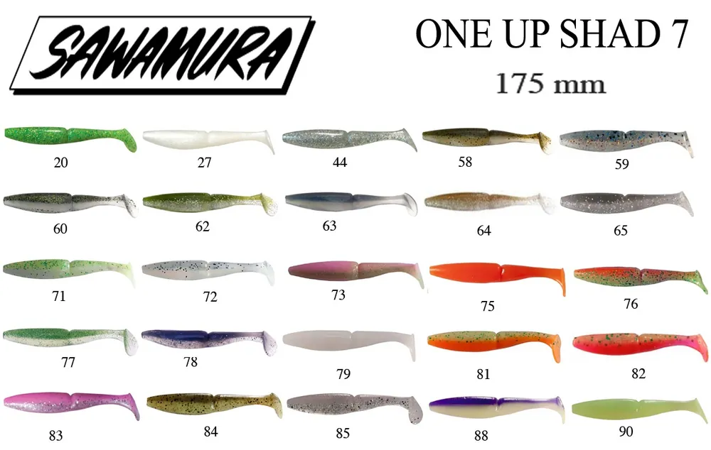 Leurre Souple Sawamura One Up Shad 7 Offre Exclusive