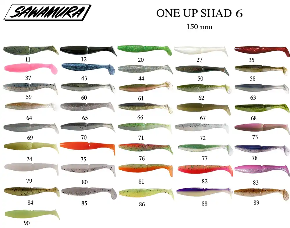 Leurre Souple Sawamura One Up Shad 6 Livraison Express