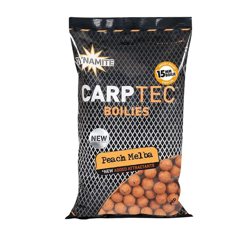 Bouillettes Dynamite Baits Carptec Peach Melba 900G Pas Cher