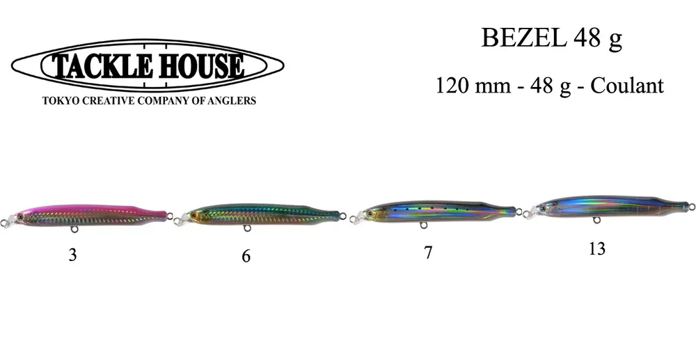 Leurre Coulant Tackle House Bezel 48 120 mm Offre Limitée