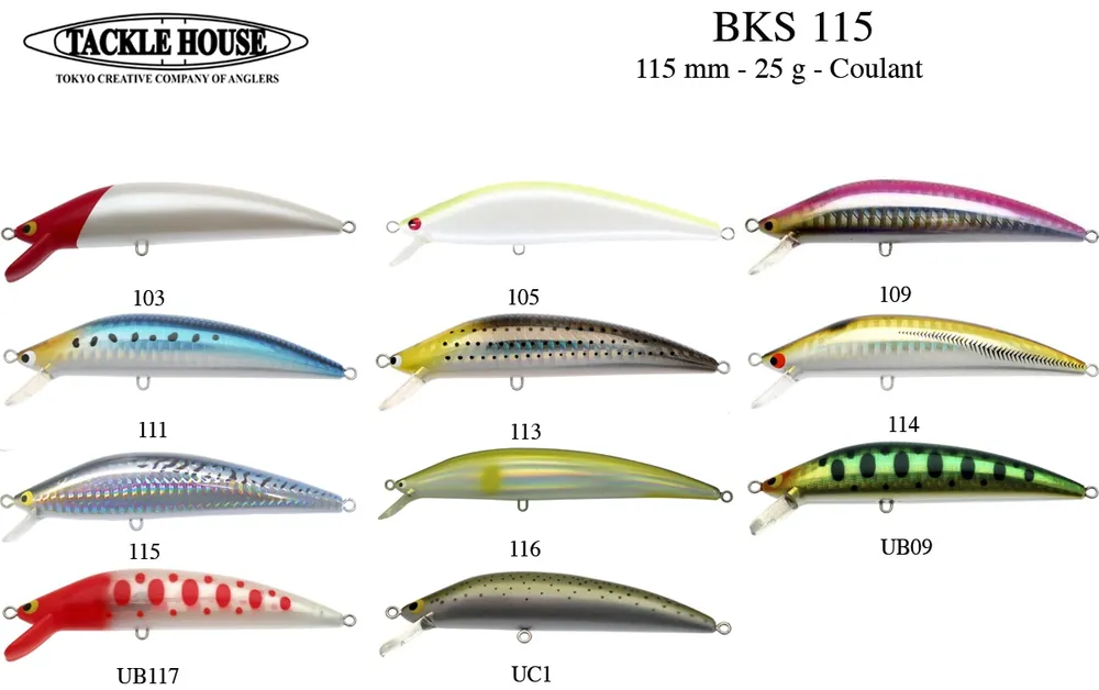 Haute Qualité Leurre Coulant Tackle House BKS 115
