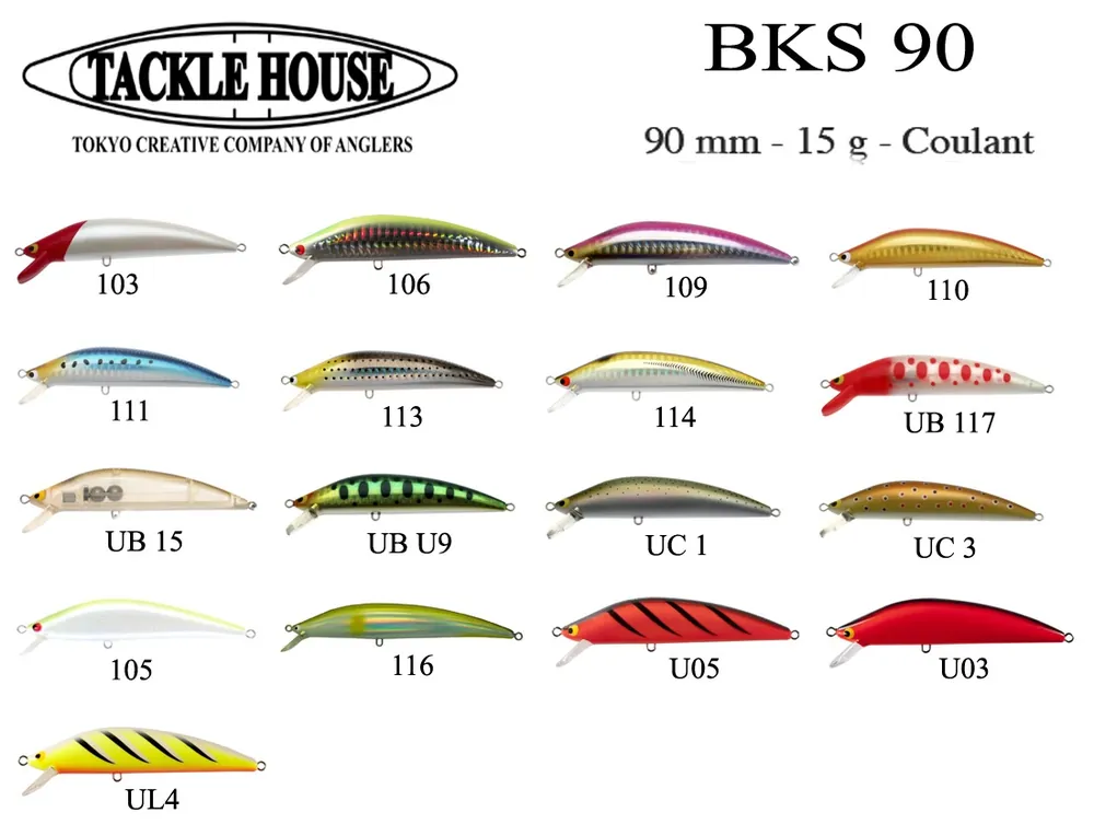 Leurre Coulant Tackle House BKS 90 Meilleur Choix