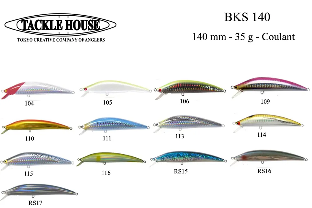 Leurre Coulant Tackle House BKS 140 Authentique