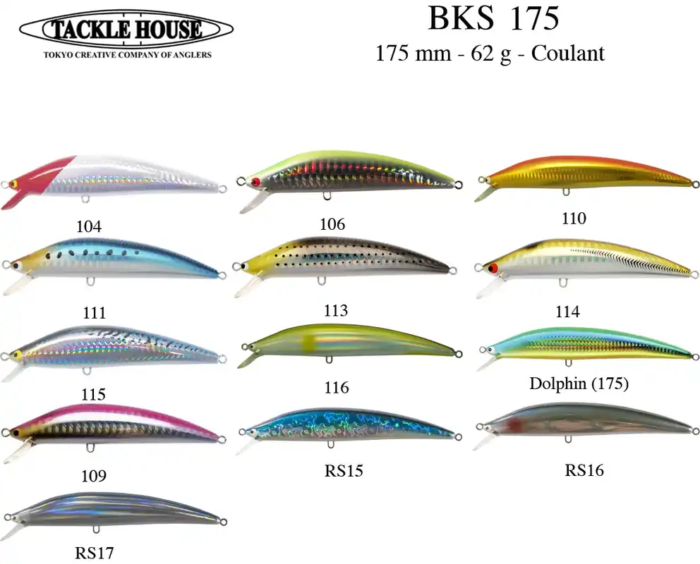 Leurre Coulant Tackle House BKS 175 Acheter Direct