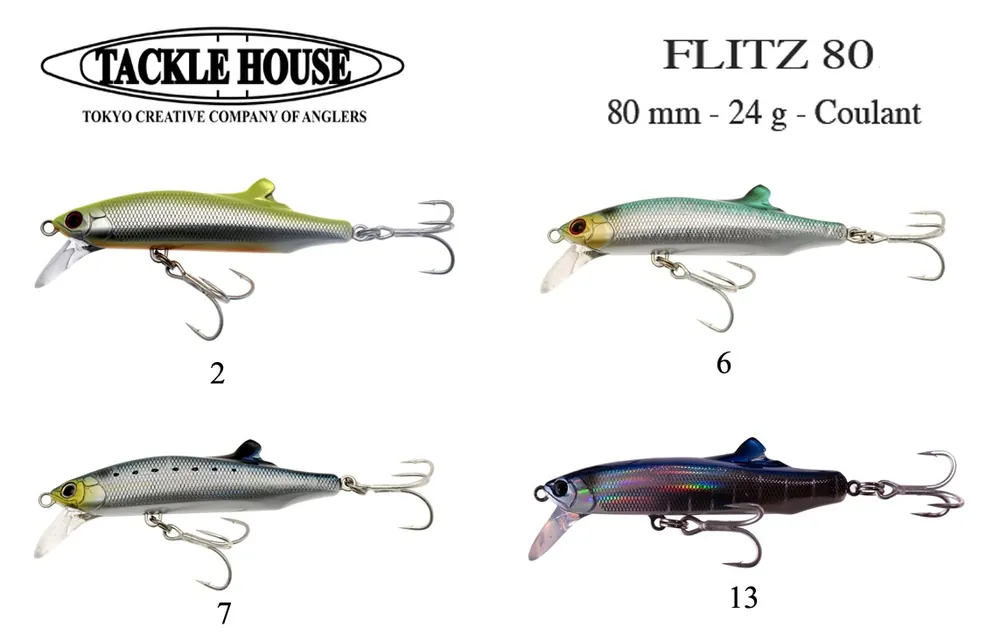 Bon Marché Leurre Coulant Tackle House Flitz 24 80 mm