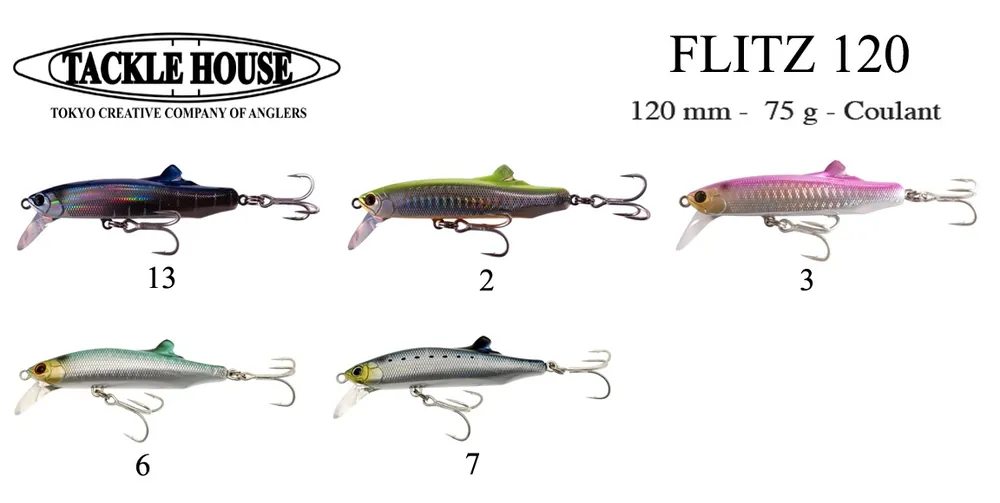 Petit Prix Leurre Coulant Tackle House Flitz 75 120 mm