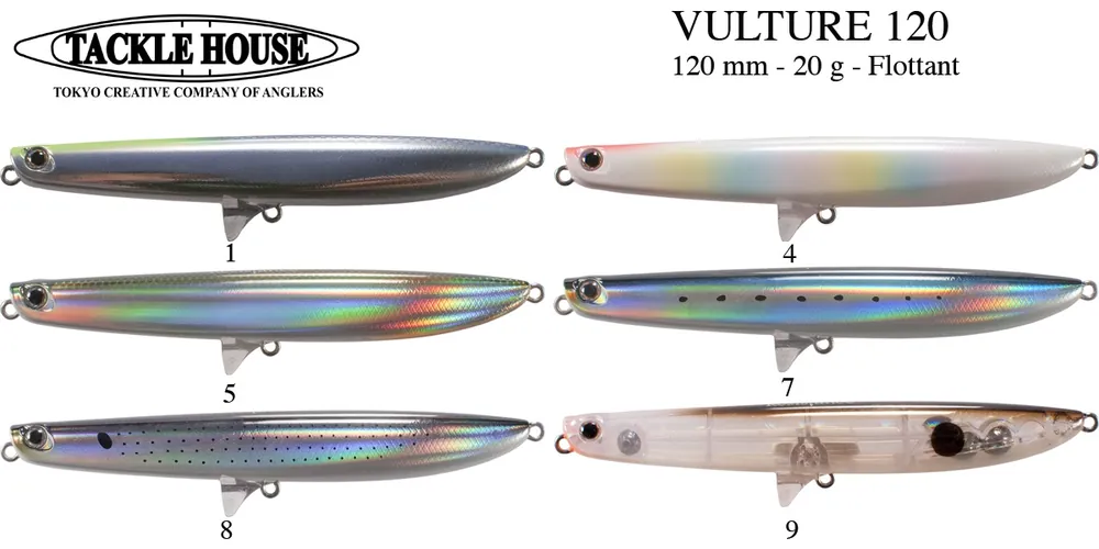 Réduction Leurre Flottant Tackle House Vulture 120 20 GR