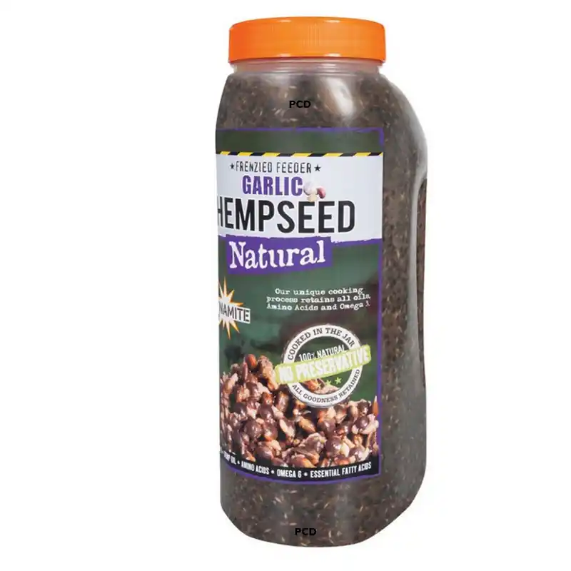 Nouvelle Collection Graines Préparées Dynamite Baits Garlic Frenzied Hempseed Jar 2,5L