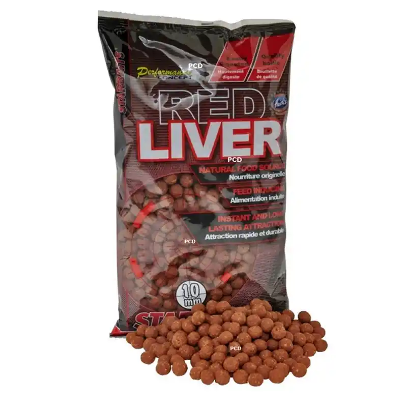 Certifié Bouillettes Mass Baiting Starbaits Performance Concept Red Liver 3Kg