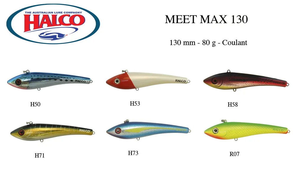 Leurre Coulant Halco Meet Max 130 Prix Bas