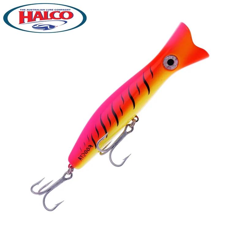 Leurre de Surface Halco Roosta Popper 105 R1 Pink Fluoro Solde