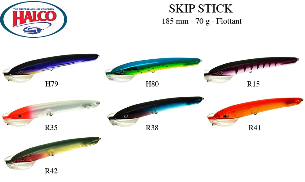 Leurre de Surface Halco Skip Stick 185 Dernière Chance