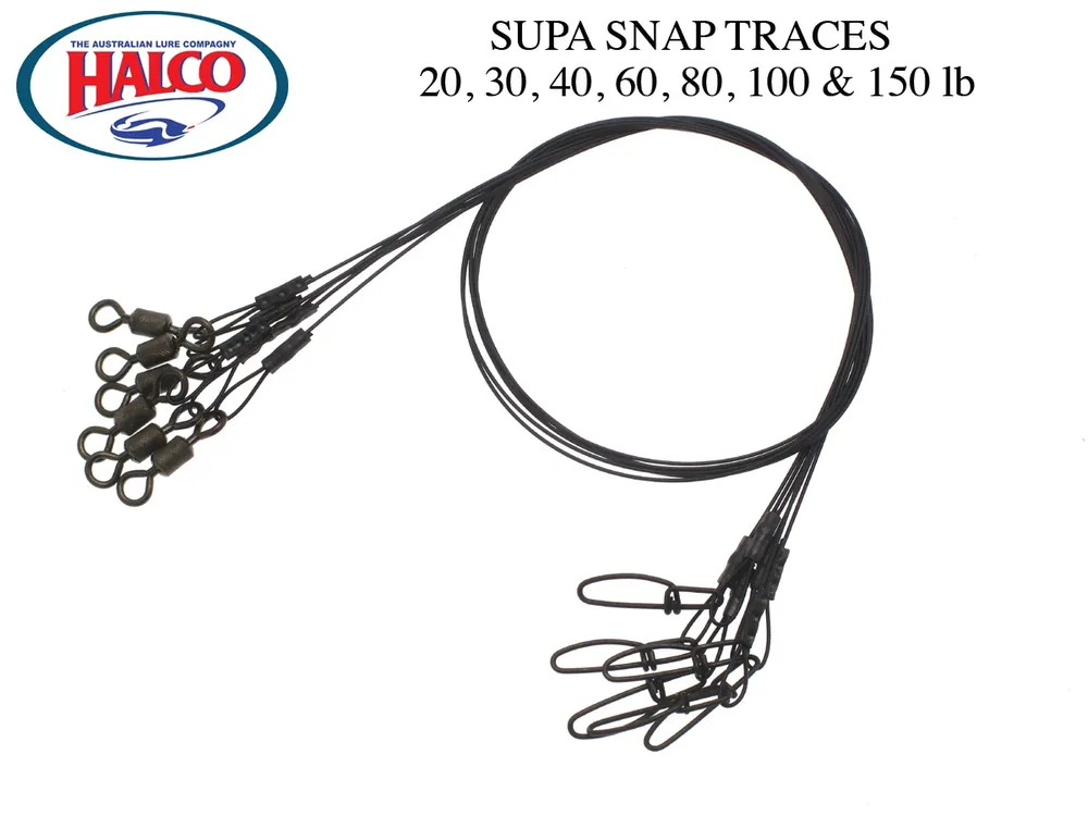 Bas de ligne Halco Supa Snap Traces 20 Super Prix