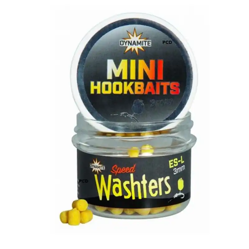 Marque Dumbells Dynamite Baits Speed Washters Mini Hookbaits Yellow ES-L 3MM