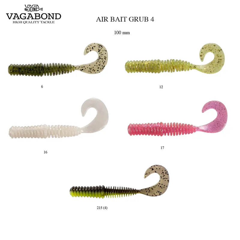 Produit De Marque Leurre Souple Vagabond Airbait Grub 4
