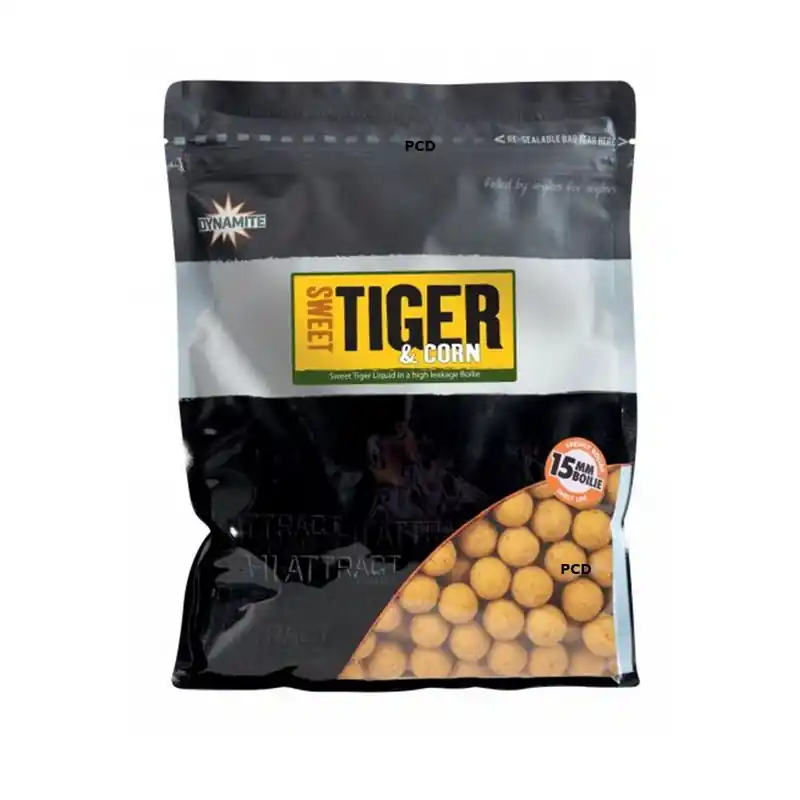 Nouveauté Bouillettes Dynamite Baits Big Fish Sweet Tiger & Corn Boilies 1Kg