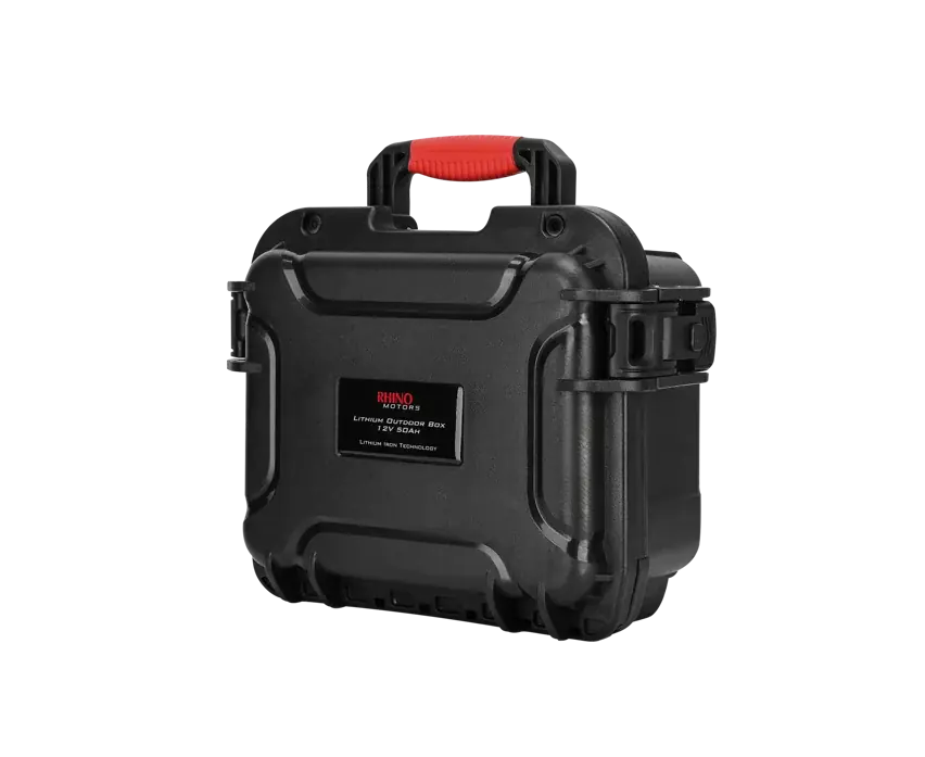 Rhino batterie lithium 12v 50ah + chargeur Paiement Sécurisé