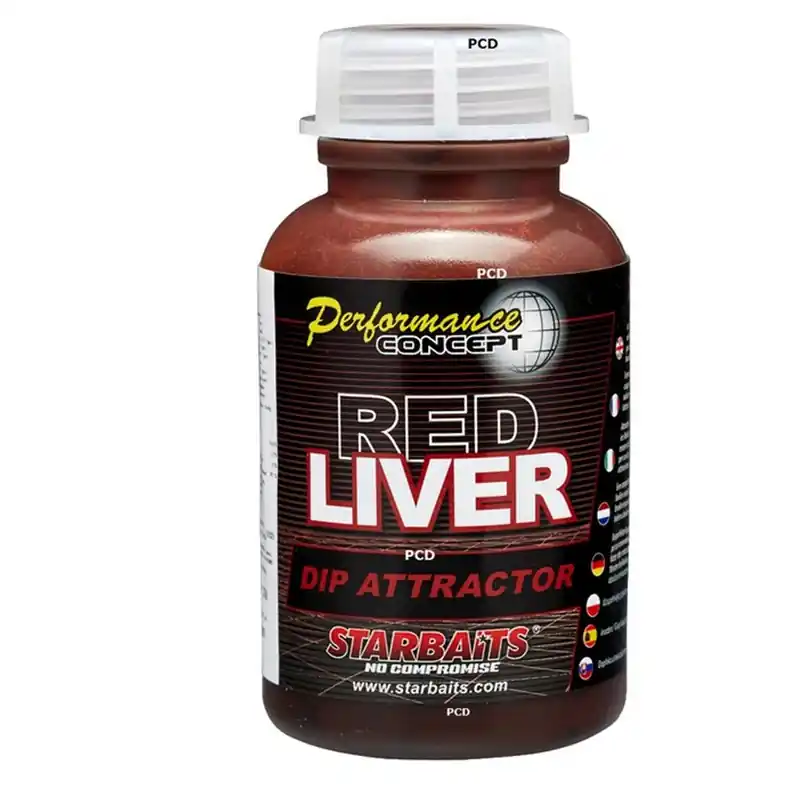Additif Liquide Starbaits Performance Concept Red Liver Dip Attractor 200ML Dernière Chance