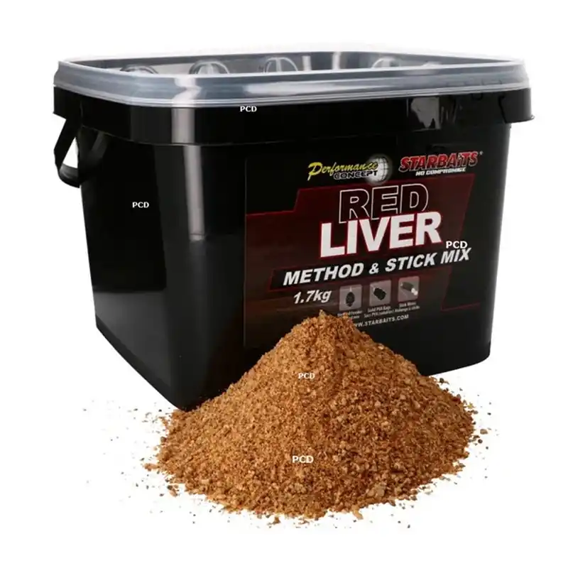 Amorce Starbaits Performance Concept Red Liver Method & Stick Mix 1KG700 Solde