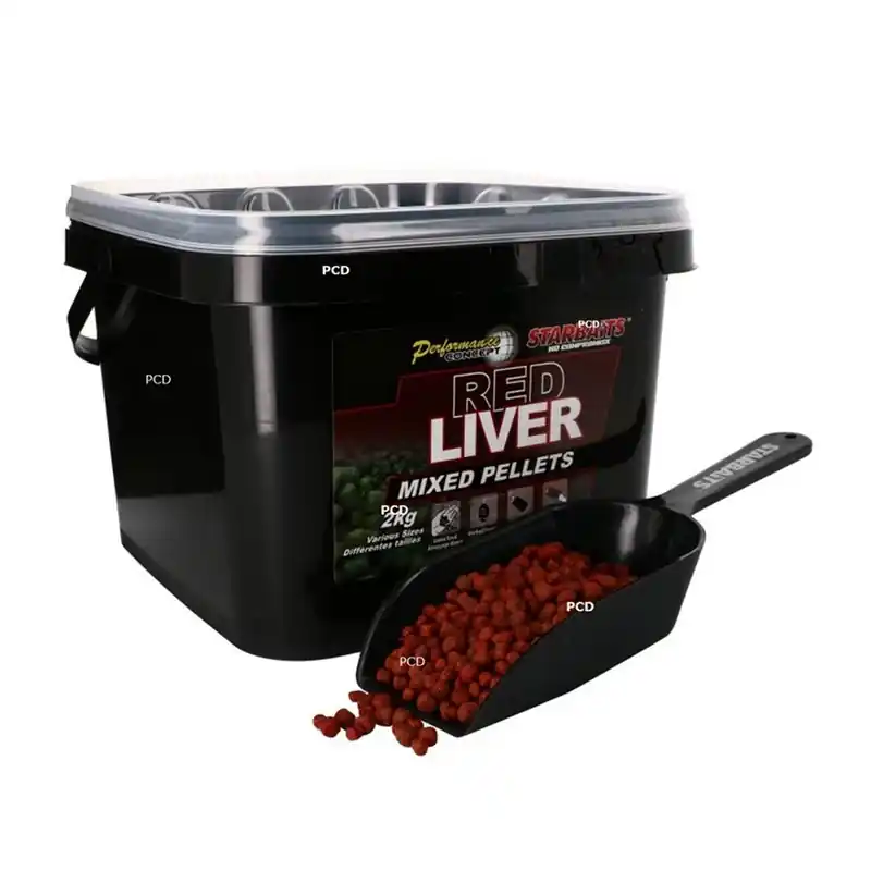 Retour Gratuit Pellets Starbaits Performance Concept Red Liver Pellets 2KG