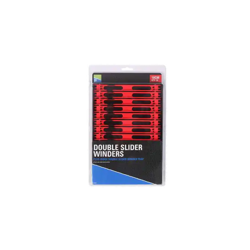 Meilleure Vente DOUBLE SLIDER WINDERS 18CM RED