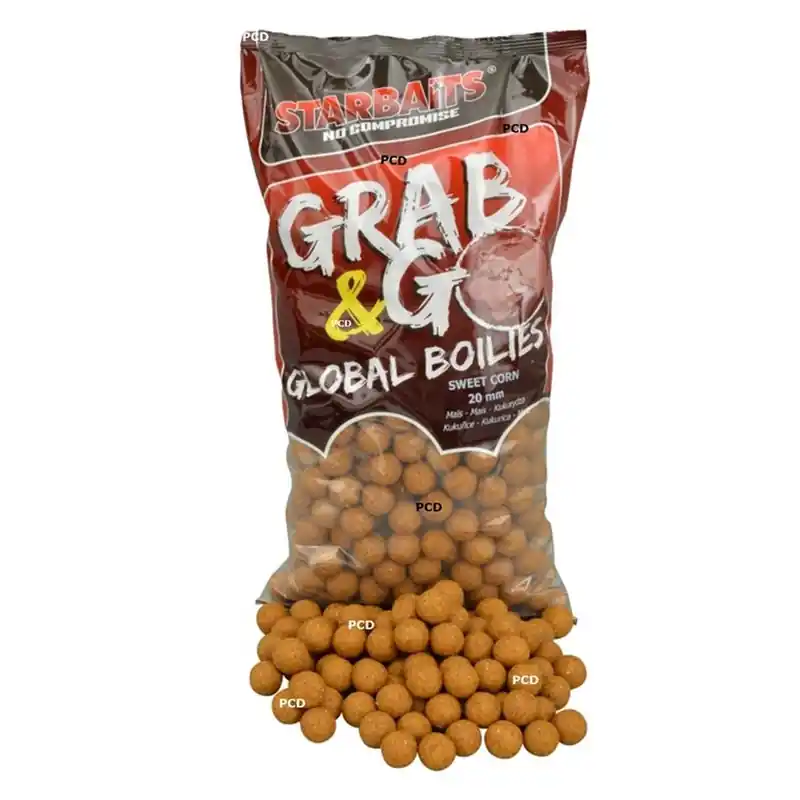 Bouillettes Starbaits Grab & Go Global 2KG500 Sweet Corn Prix Bas