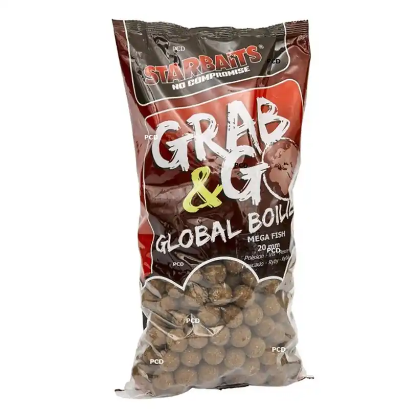 Offre Du Jour Bouillettes Starbaits Grab & Go Global 2KG500 Mega Fish