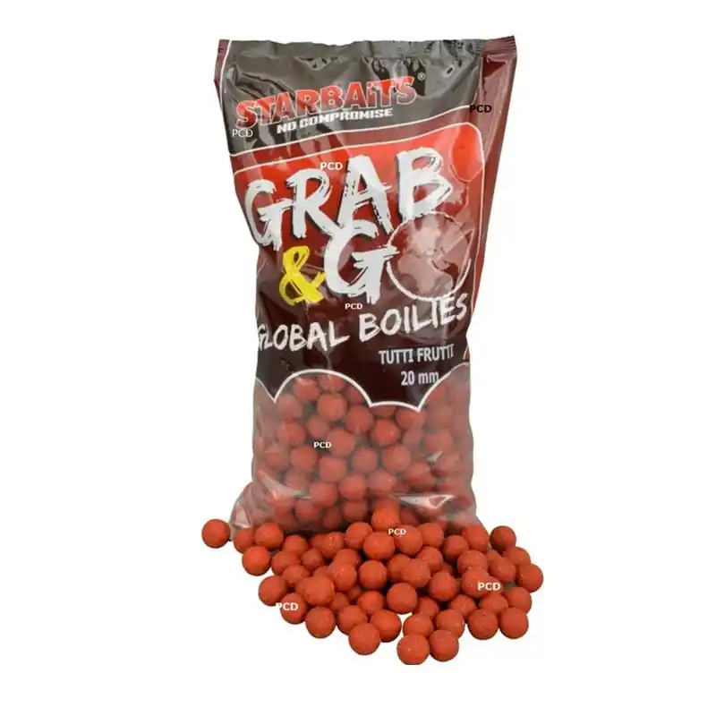 Livraison Express Bouillettes Starbaits Grab & Go Global 2KG500 Tutti Frutti