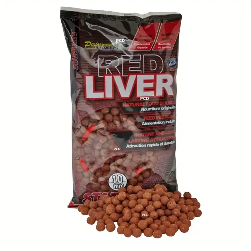 Prix Réduit Bouillettes Starbaits Performance Concept Red Liver 250G
