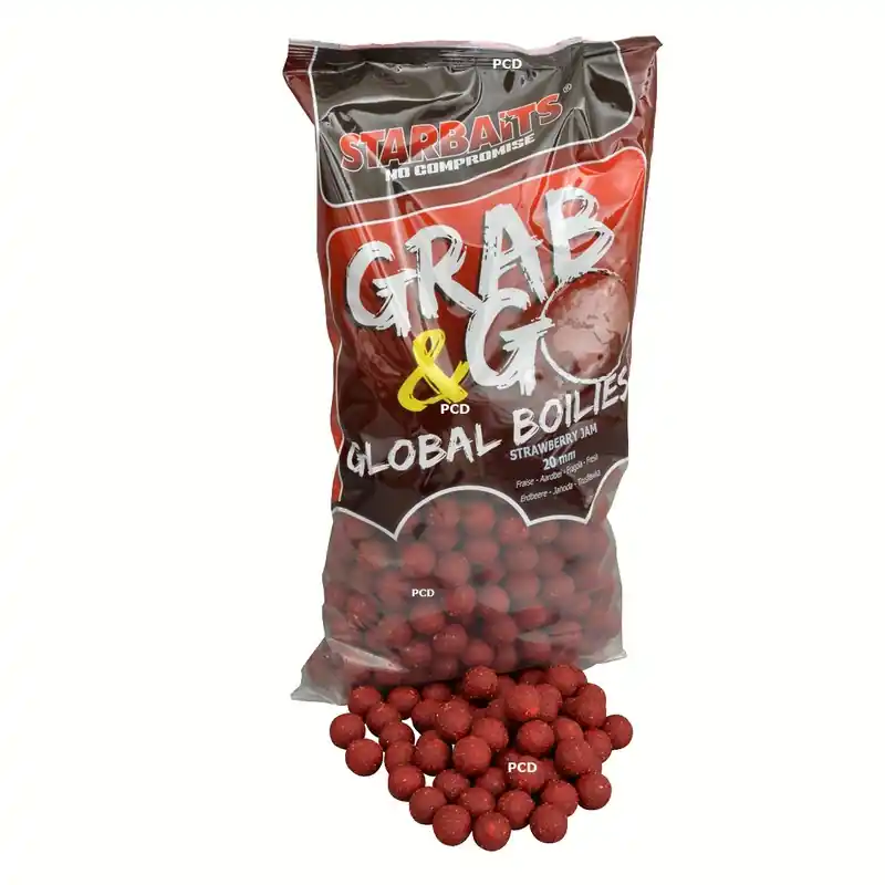 Nouvel Arrivage Bouillettes Starbaits Grab & Go Global 5KG Strawberry Jam