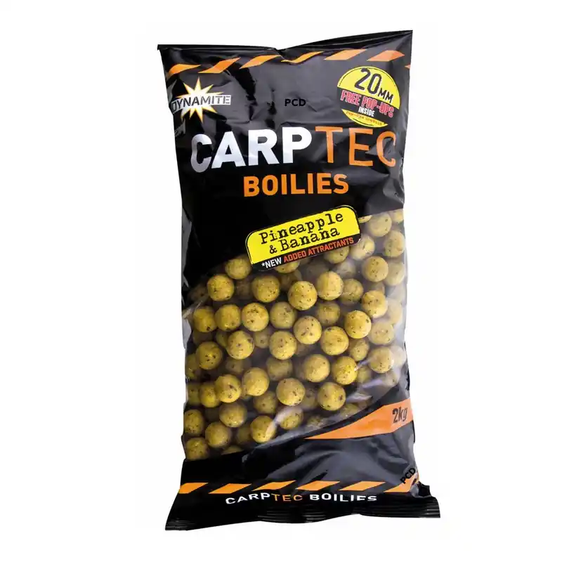 Achat Immédiat Bouillettes Dynamite Baits Carptec Pineapple & Banana 1KG800