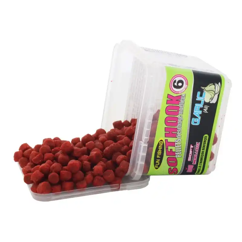 SOFT HOOKS PELLETS - 105GR - 6MM - GARLIC FUN FISHING Nouveauté