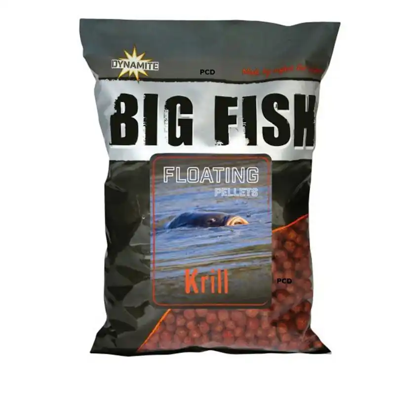 Pellets Flottants Dynamite Baits Big Fish Krill Floating Pellets 11MM 1KG100 Produit De Marque