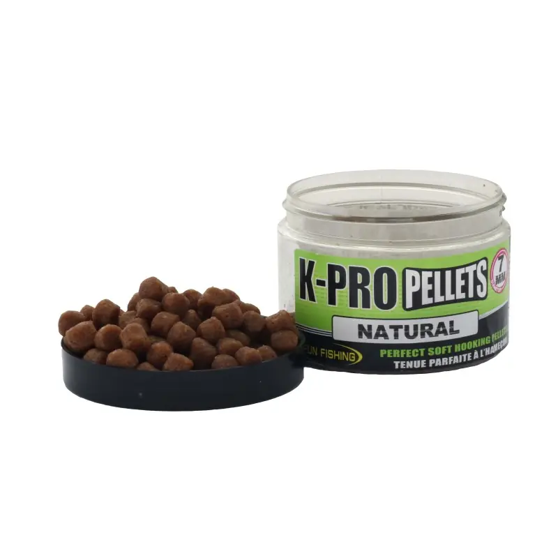 K-PRO PELLETS - 60GR - 7MM- NATURAL (NATUREL) FUN FISHING Vente Directe