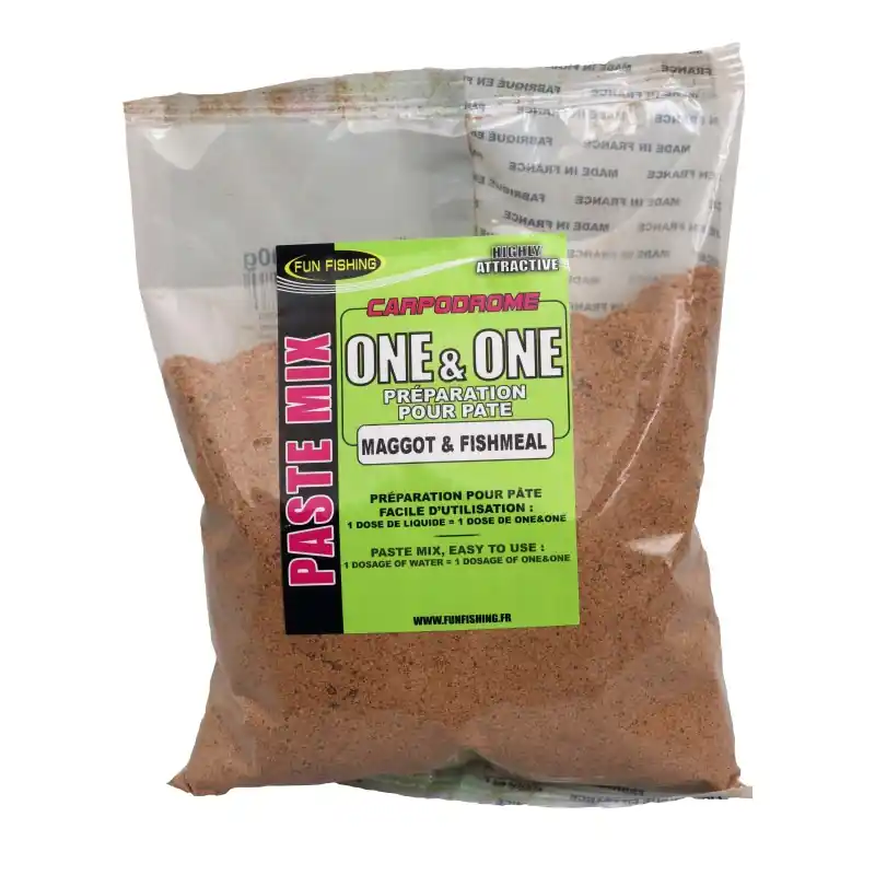 Offre Exclusive ONE & ONE (PREPARATION POUR PATE) - 500GR - MAGGOT & FISHMEAL FUN FISHING