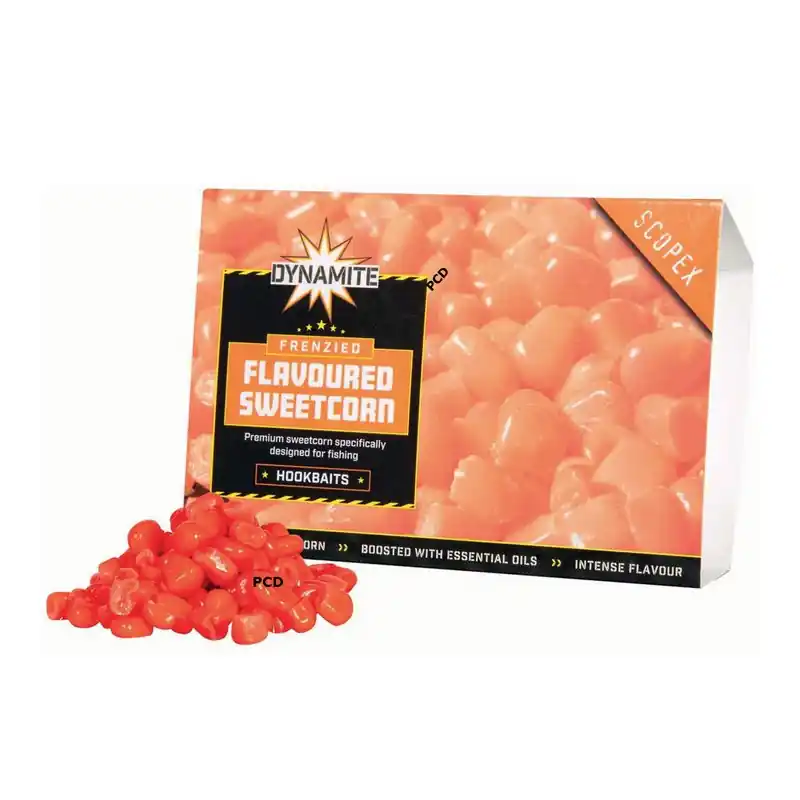 Grains De Maïs Dynamite Baits Frenzied Flavoured Sweetcorn Scopex Orange 200g Top Vente