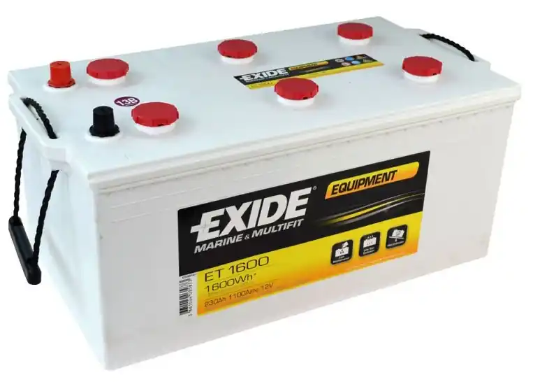 Dernier Modèle Batterie Exide Equipment 230AH - ET1600