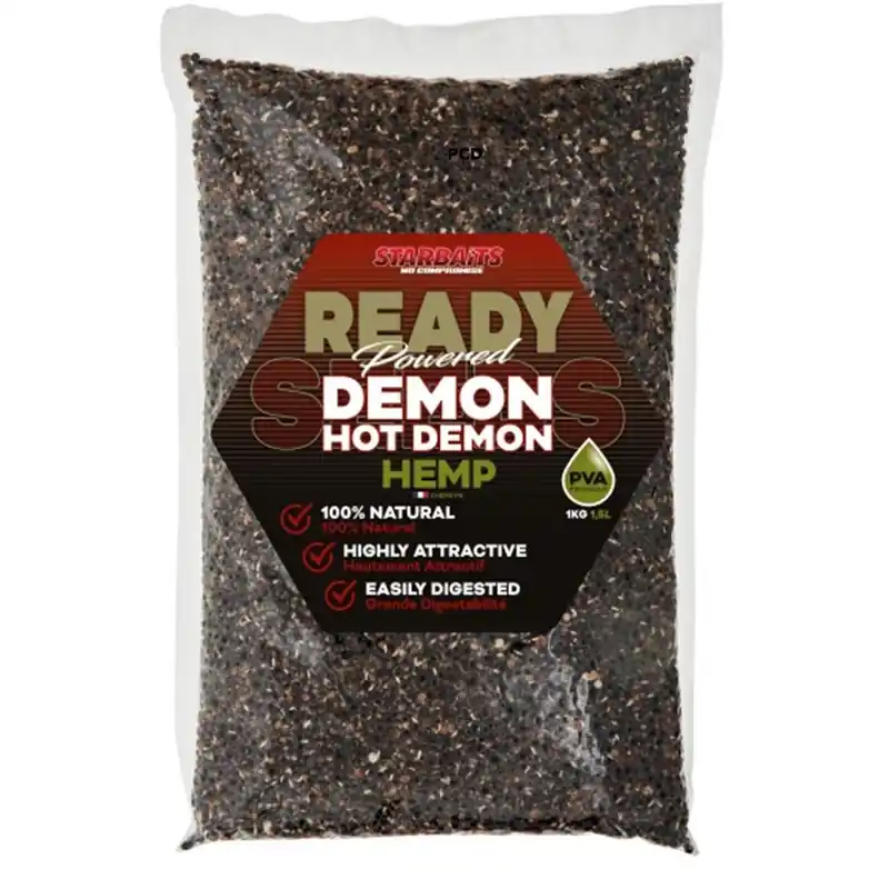 Graines Cuites Starbaits Ready Seeds Hemp Demon Hot Demon 1Kg Prix Cassé