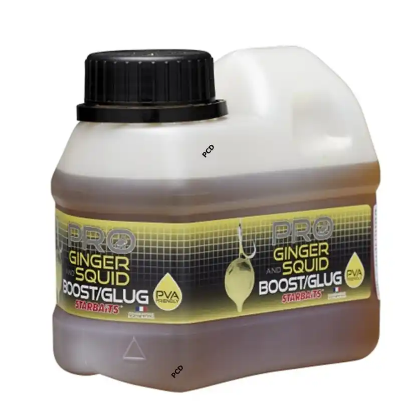 Booster Liquide Starbaits Probiotic Pro Ginger Squid Boost 200ML Réduction