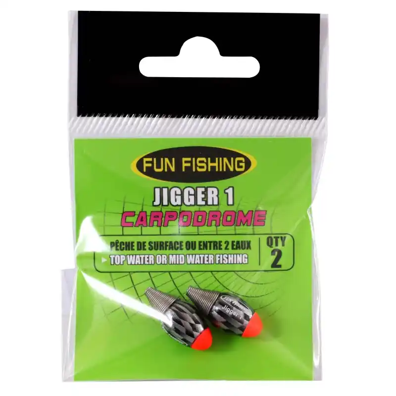 Pas Cher FLOTTEURS JIGGER 1 - 0,30GR - X2 FUN FISHING
